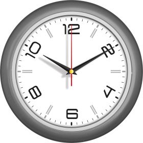 V30-510-F Plastik Duvar Saati