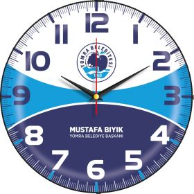 V30-529-B Bombe Cam Duvar Saati