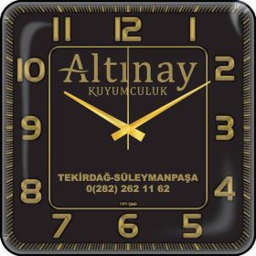 V30-531-AV Bombe Cam Duvar Saati