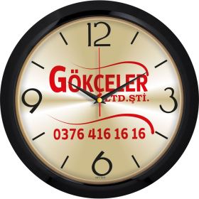 V30-606-S Plastik Duvar Saati