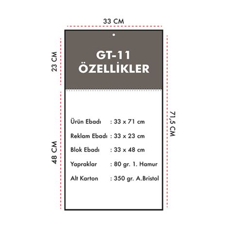Tek Parça Spiralli Büyük Boy Gemici Takvim