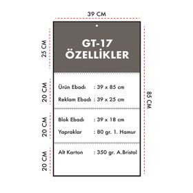 GT-17 Jumbo Boy Gemici Takvimi