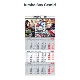 GT-18 Jumbo Boy Gemici Takvimi