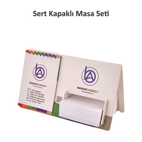 Sert Kapaklı Masa Seti