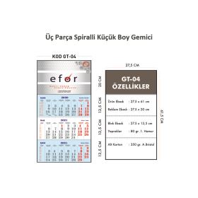 GT-04 Gemici Takvim